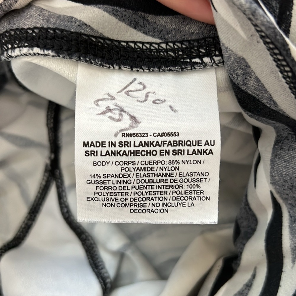 Nike Printed Dri-Fit Run Fast Capri with Hidden Pocket, M - Picture 10 of 10